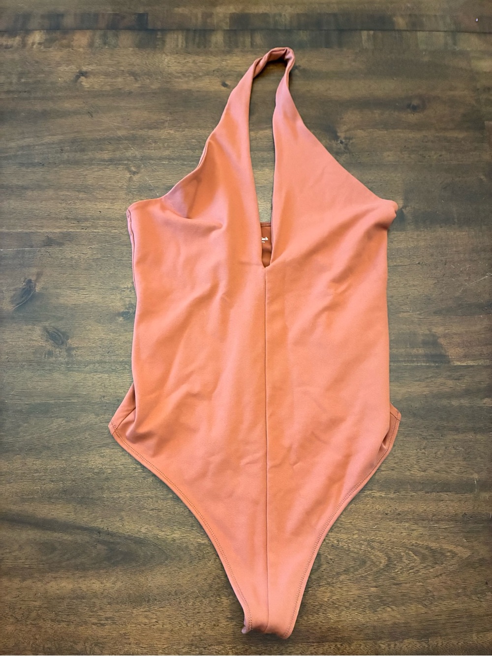 Abercrombie and Fitch Halter Bodysuit Women’s Medium Orange Tank Top New NWT